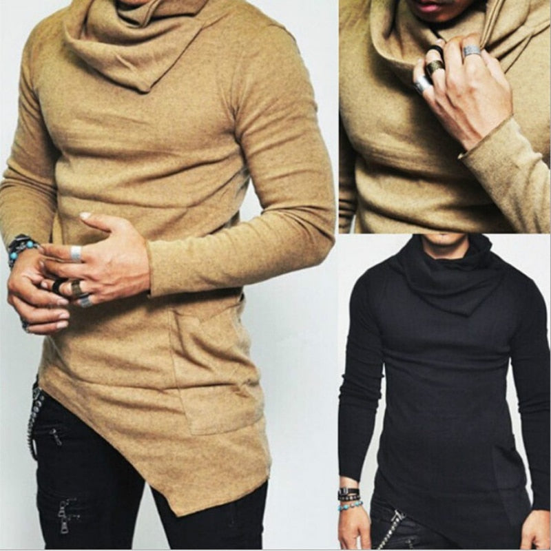 Warm Man's High Neck Sweater