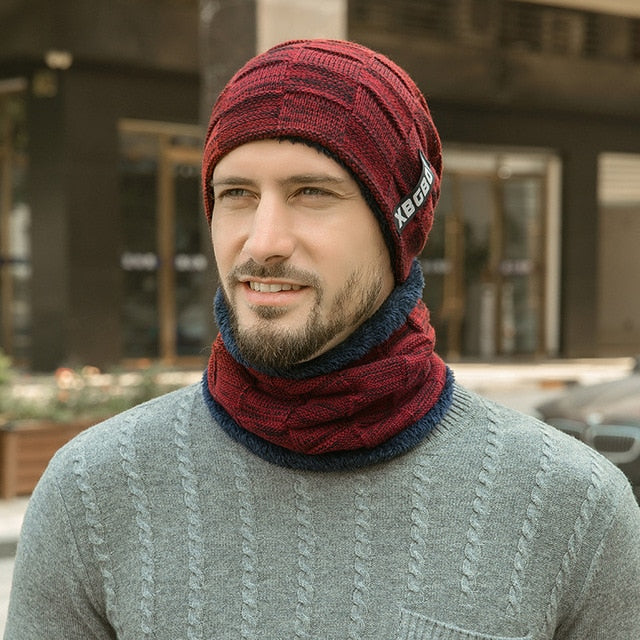 Beanie plus Scarf for Him Beanie plus Scarf for Him