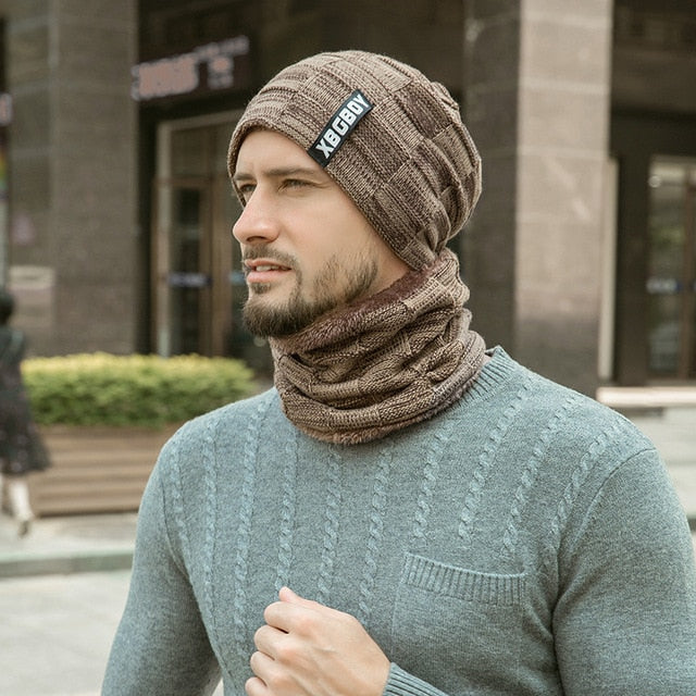 Beanie plus Scarf for Him