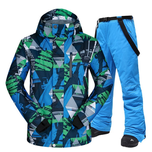 Ski Suit Men Winter Warm Windproof Waterproof Outdoor Sports Snow Jackets and Pants Hot Ski Equipment Snowboard Jacket Men Brand Ski Suit Men Winter Warm Windproof Waterproof Outdoor Sports Snow Jackets and Pants Hot Ski Equipment Snowboard Jacket Men Brand