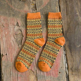 New men's winter thick wool socks Retro Style Warm wool socks  1 pairs