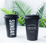 Eco-Friendly Reusable Ceramic Travel Mug