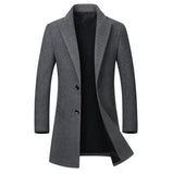 Wool Trench Coat for Him