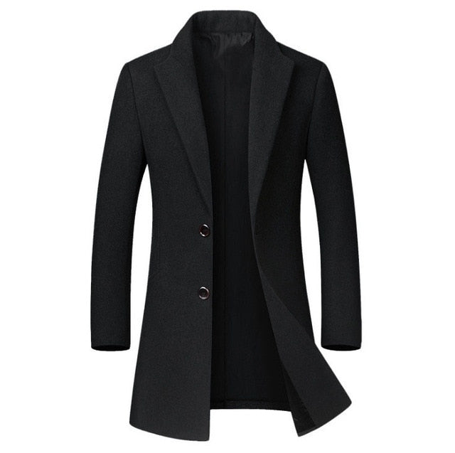 Wool Trench Coat for Him Wool Trench Coat for Him