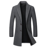 Wool Trench Coat for Him