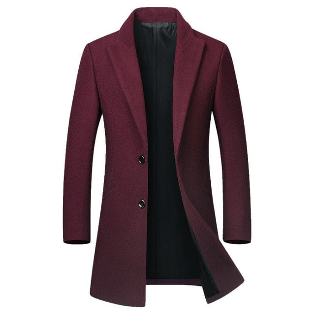 Wool Trench Coat for Him Wool Trench Coat for Him