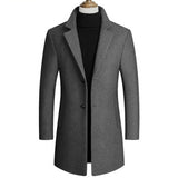 Wool Trench Coat for Him