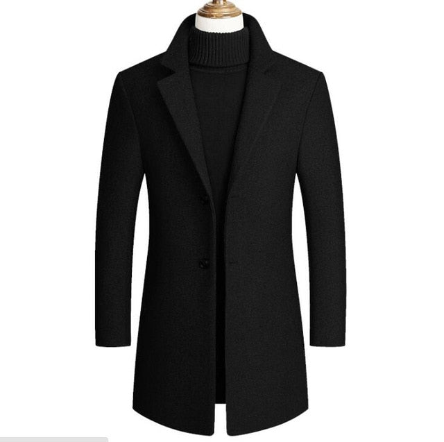 Wool Trench Coat for Him Wool Trench Coat for Him