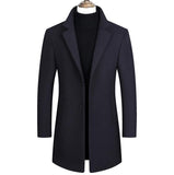 Wool Trench Coat for Him