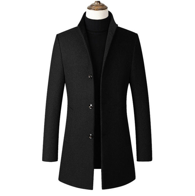 Wool Trench Coat for Him Wool Trench Coat for Him