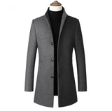 Wool Trench Coat for Him