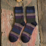 New men's winter thick wool socks Retro Style Warm wool socks  1 pairs