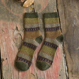 New men's winter thick wool socks Retro Style Warm wool socks  1 pairs