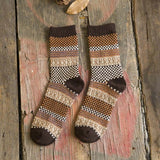 New men's winter thick wool socks Retro Style Warm wool socks  1 pairs
