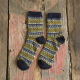 New men's winter thick wool socks Retro Style Warm wool socks  1 pairs