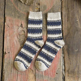 New men's winter thick wool socks Retro Style Warm wool socks  1 pairs