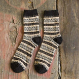 New men's winter thick wool socks Retro Style Warm wool socks  1 pairs