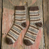 New men's winter thick wool socks Retro Style Warm wool socks  1 pairs